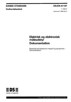 DANSK DS/EN 61187