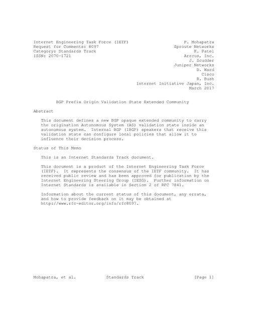 IETF RFC 8097
