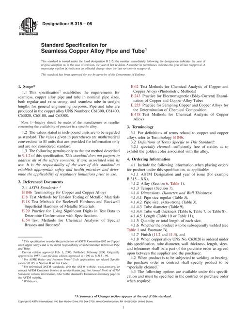 ASTM B315-06