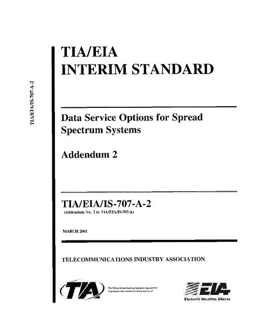 TIA TIA/EIA/IS-707-A