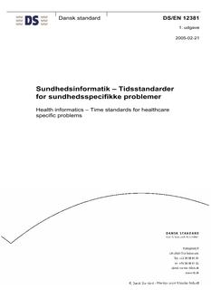 DANSK DS/EN 12381