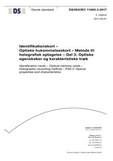 DANSK DS/ISO/IEC 11695-3
