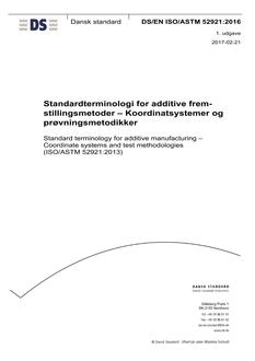 DANSK DS/EN ISO/ASTM 52921
