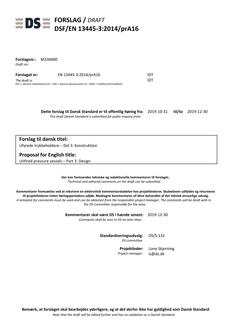 DANSK DSF/EN 13445-3/PRA16