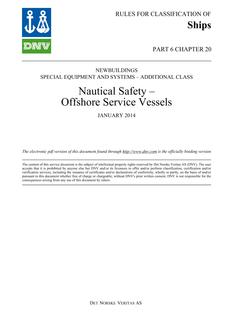 DNV DNV-RU-SHIPS PART 6 CHAPTER 20