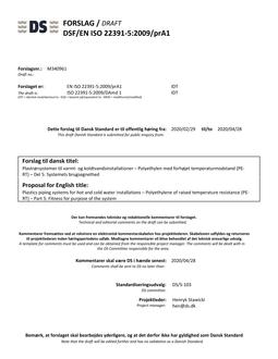 DANSK DSF/EN ISO 22391-5/PRA1