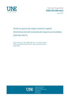 AENOR UNE-EN ISO 663