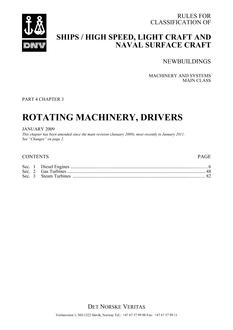 DNV DNV-RU-SHIPS/HSLC PART 4 CHAPTER 3