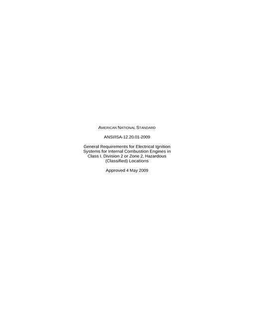 ISA 12.20.01