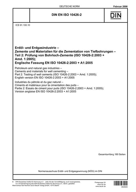 DIN EN ISO 10426-2