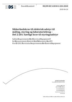 DANSK DS/EN IEC 61010-2-201