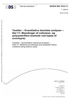 DANSK DS/EN ISO 1833-11