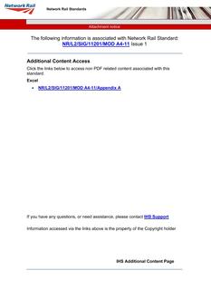 NR NR/L2/SIG/11201/MOD A4-11 ISSUE 1