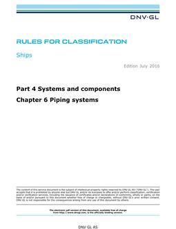 DNV DNVGL-RU-SHIPS PART 4 CHAPTER 6