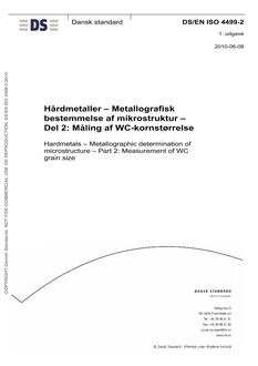 DANSK DS/EN ISO 4499-2