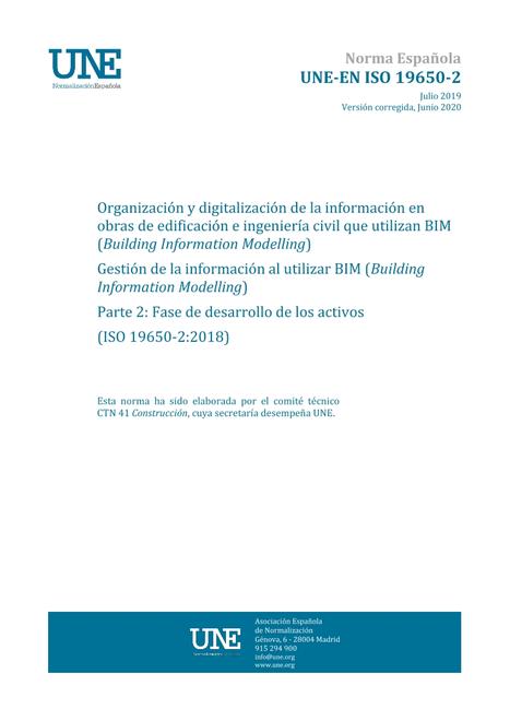 AENOR UNE-EN ISO 19650-2