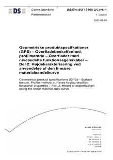 DANSK DS/EN ISO 13565-2
