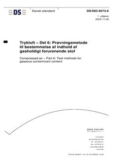 DANSK DS/ISO 8573-6
