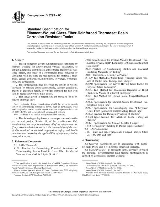 ASTM D3299-00