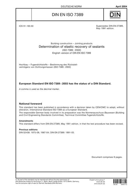 DIN EN ISO 7389