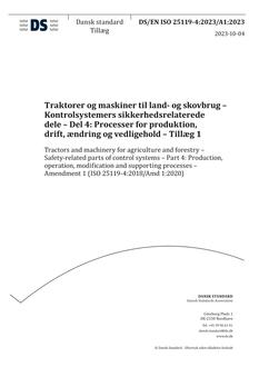 DANSK DS/EN ISO 25119-4