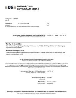 DANSK DSF/CLC/FPRTS 50625-4