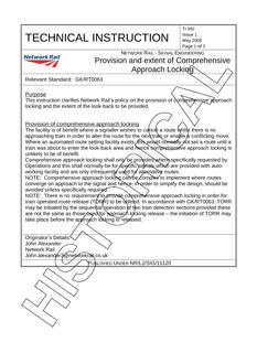 NR TI 092 ISSUE 1