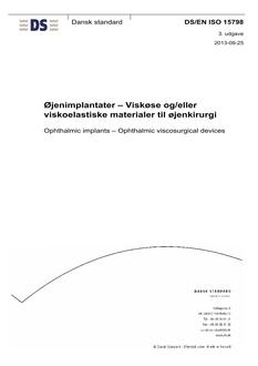 DANSK DS/EN ISO 15798