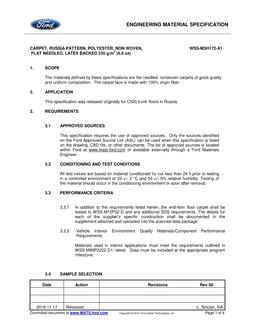 FORD WSS-M3H172-A1