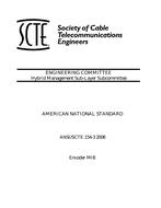 SCTE 154-3 2008