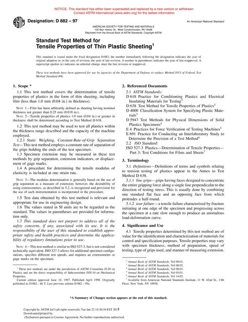 ASTM D882-97