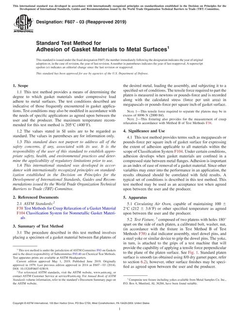 ASTM F607-03(2019)