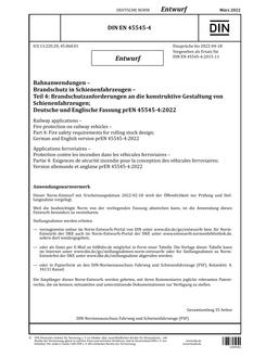 DIN EN 45545-4 - DRAFT