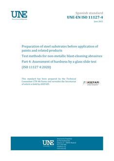 AENOR UNE-EN ISO 11127-4
