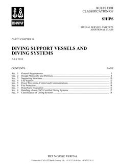 DNV DNV-RU-SHIPS PART 5 CHAPTER 16