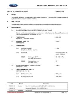 FORD ESF-M1C142-B