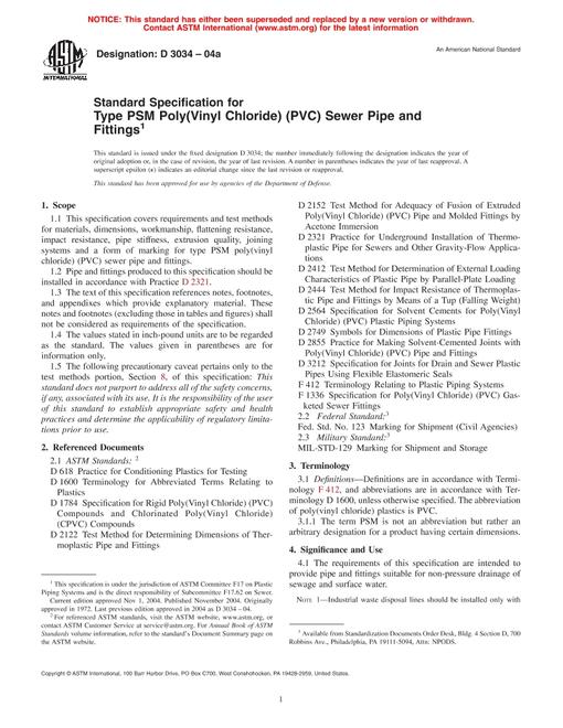 ASTM D3034-04a