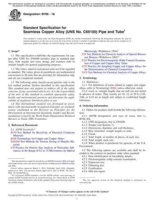 ASTM B706-18