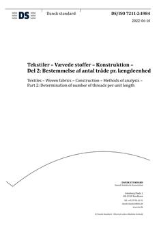 DANSK DS/ISO 7211-2