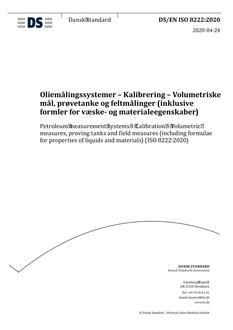 DANSK DS/EN ISO 8222