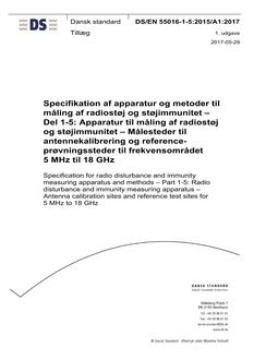 DANSK DS/EN 55016-1-5