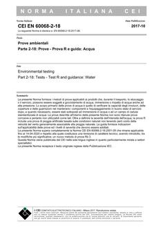 CEI EN 60068-2-18