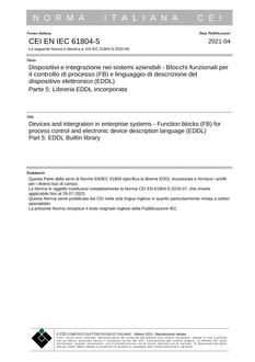 CEI EN IEC 61804-5
