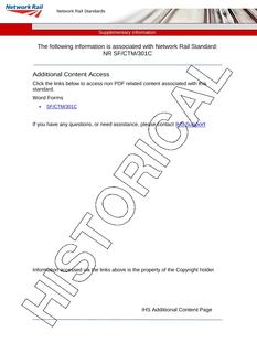 NR SF/CTM/301C ISSUE 1