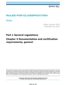 DNV DNVGL-RU-SHIPS PART 1 CHAPTER 3