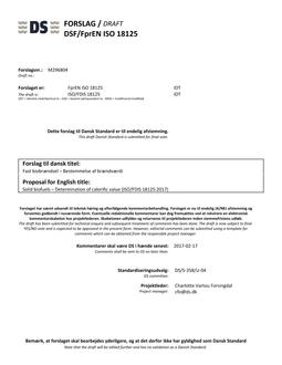 DANSK DSF/FPREN ISO 18125