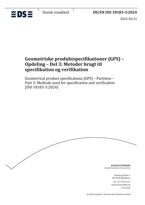DANSK DS/EN ISO 18183-3
