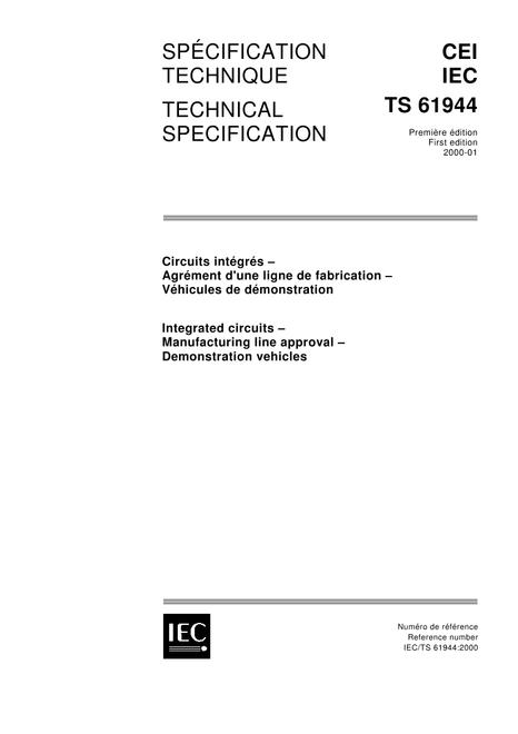 IEC/TS 61944 Ed. 1.0 b:2000