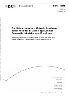 DANSK DS/EN 16145