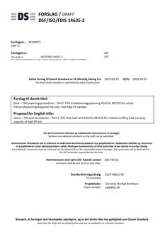 DANSK DSF/ISO/FDIS 14635-2